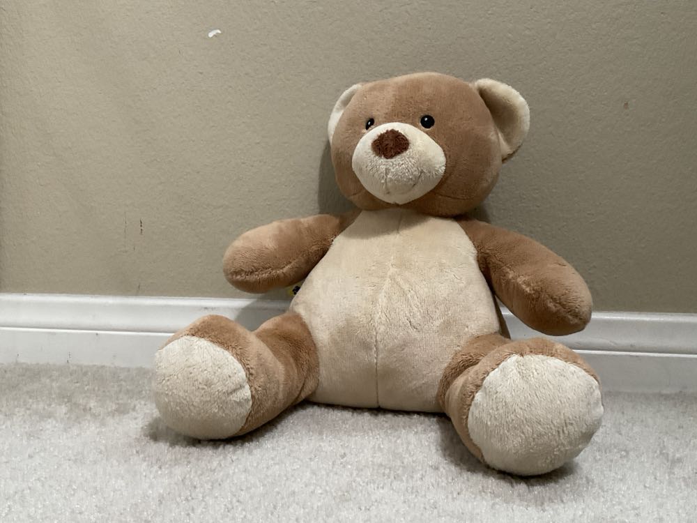 Pastel Orange Tigger With Snowflake Pattern