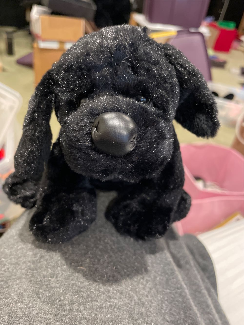 Webkinz Ganz Webkinz Black Lab Labrador Retriever Dog Stuffed Dog Puppy Stuffed Toy 8” No Code Retired Hm136 No Animal Sealed New Nwt W With Unused  plush collectible [Barcode 065810512440] - Main Image 2