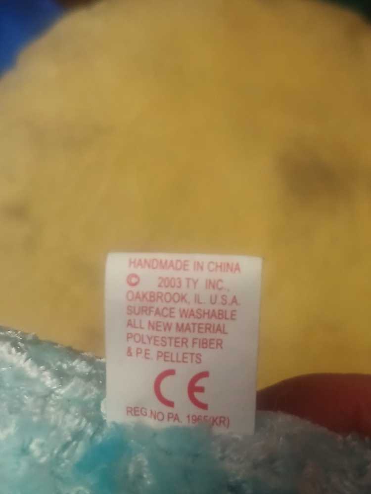 Jaz Beanie Baby  plush collectible - Main Image 3