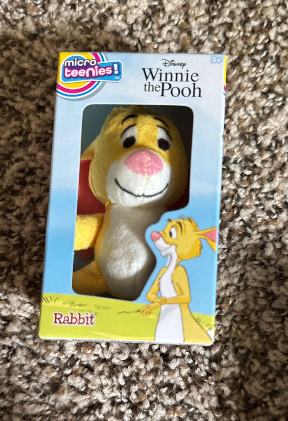 Disney Winnie The Pooh Micro Teenies! Rabbit 3 Inch ...  plush collectible [Barcode 885561004168] - Main Image 2