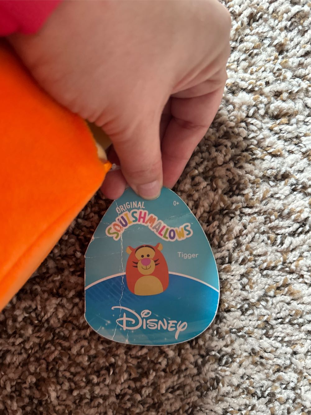 Squishmallow Disney 10” Squishy Toy Tigger Winnie The Pooh Disney Tigger Squishmallow Kellytoy Disney 10” Tiger Winnie New  plush collectible [Barcode 191726422365] - Main Image 3