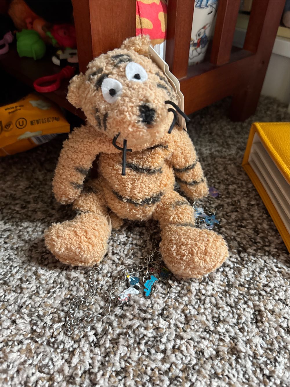 Disney Classic Tigger Bean Bag Walt Disney World Tag 8”l Winnie The Pooh Nwt Of 4 Piglet  plush collectible [Barcode 400122144918] - Main Image 2