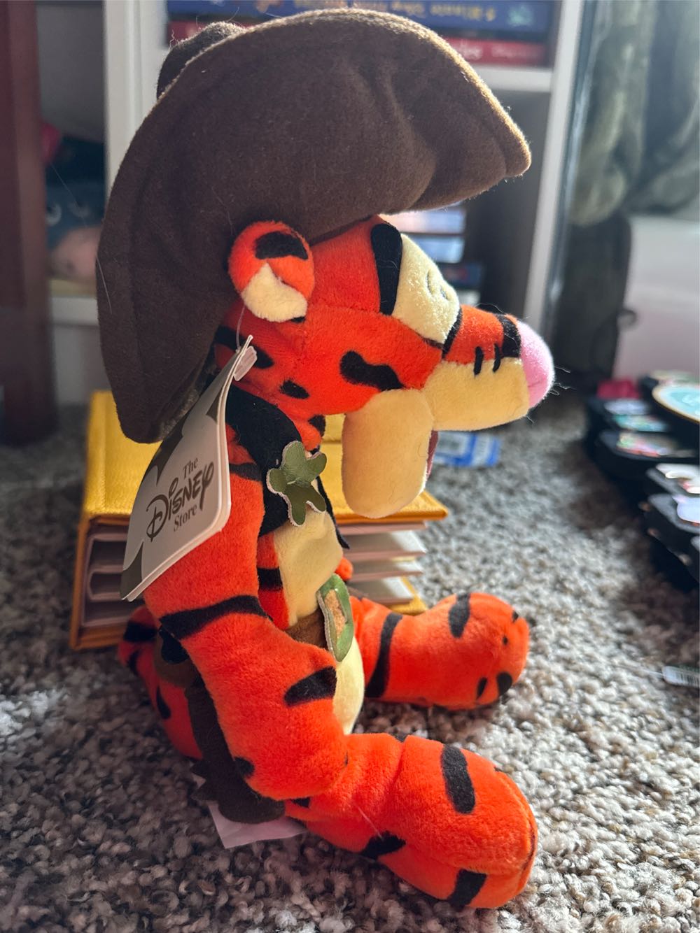 9” Cowboy Tigger  plush collectible [Barcode 437022272564] - Main Image 2