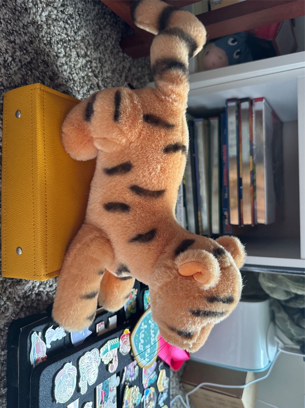 Classic Gund Tigger Laying Position  plush collectible - Main Image 2