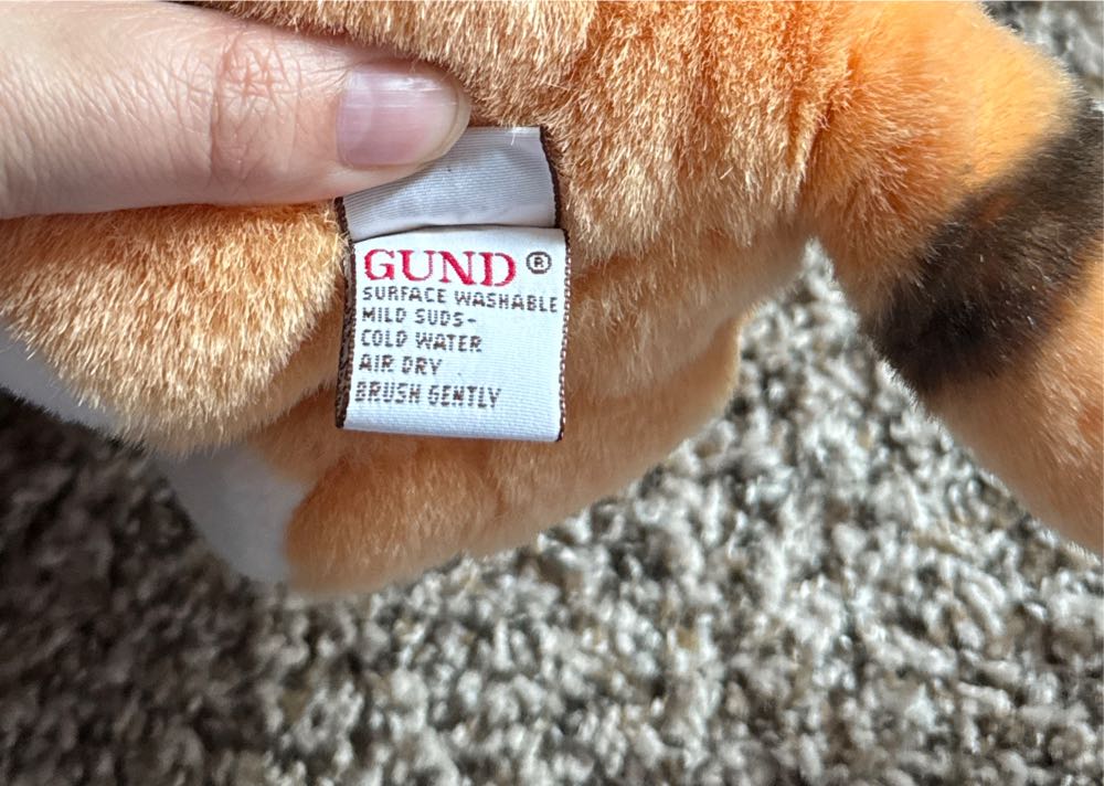 Classic Gund Tigger Laying Position  plush collectible - Main Image 3