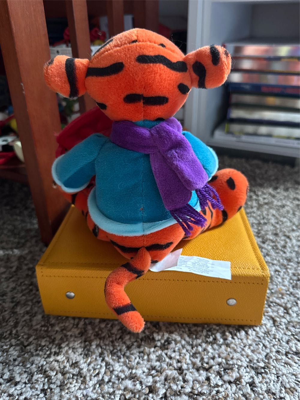 Christmas Tigger With Candy Sack Small  plush collectible - Main Image 2