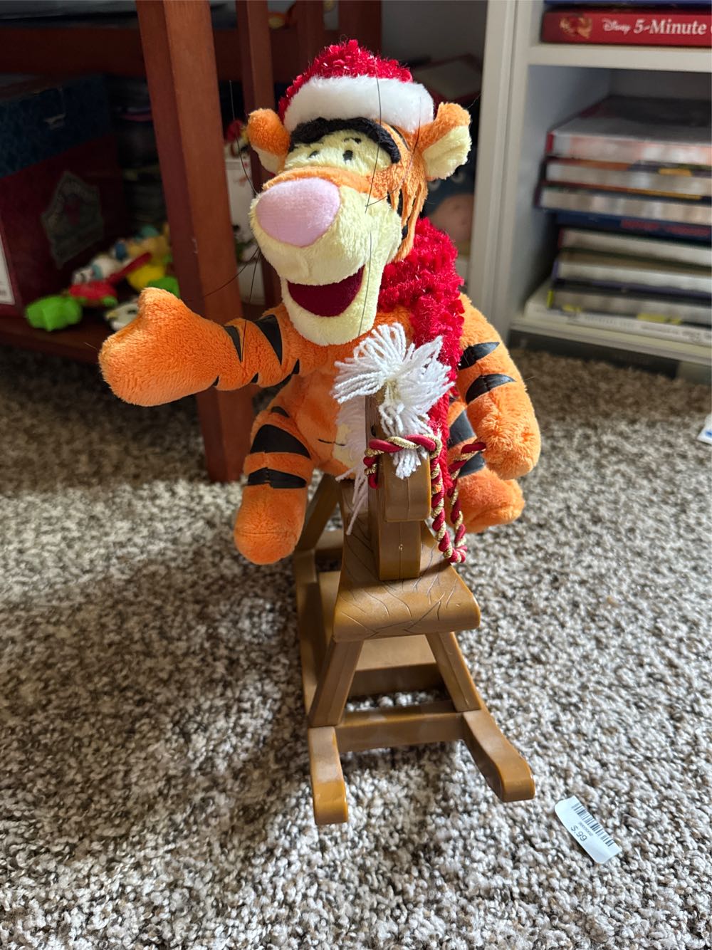 Rocking Horse Christmas Tigger  plush collectible - Main Image 2