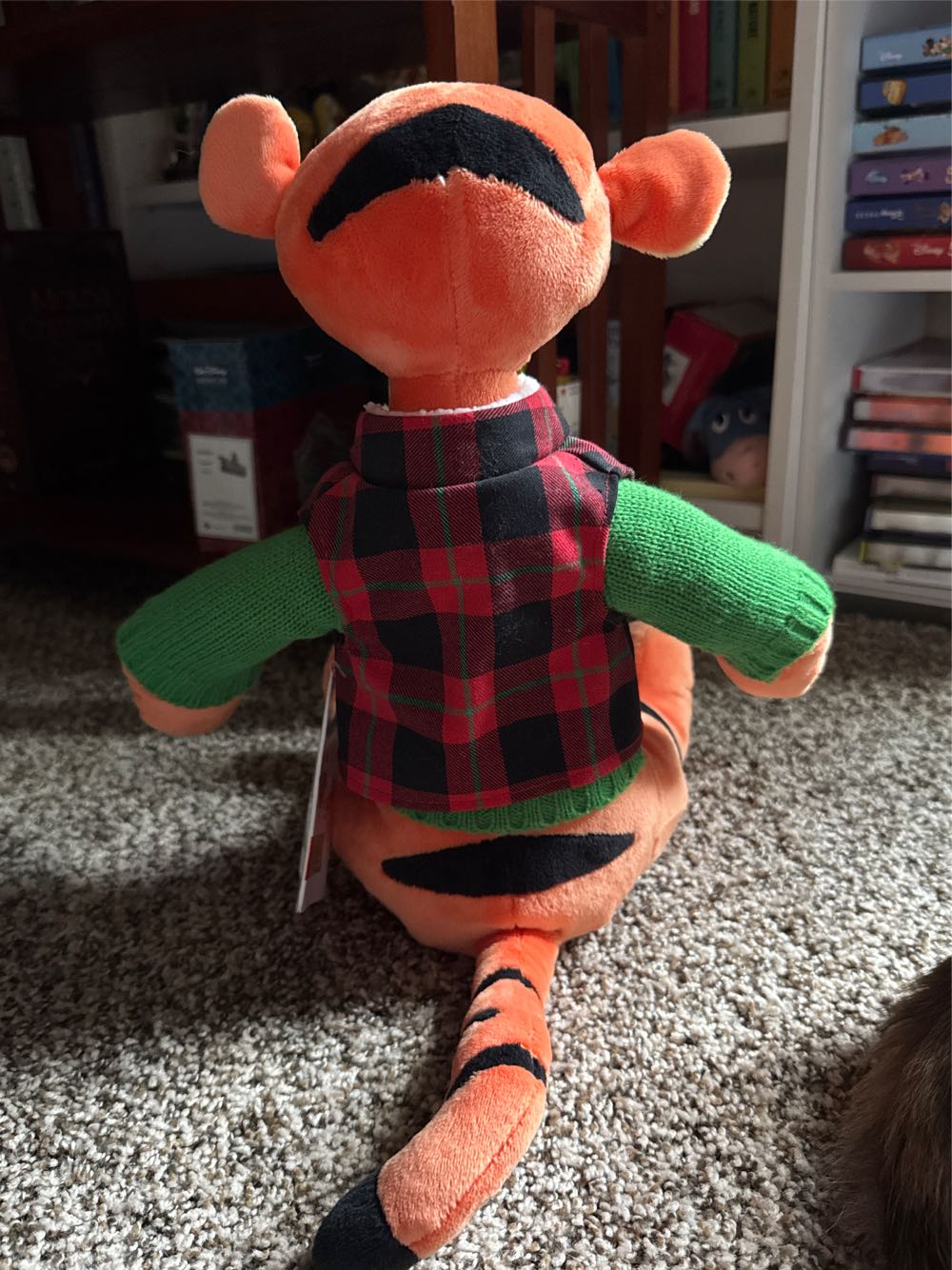 Tigger Plaid Vest Green Sweater  plush collectible - Main Image 2