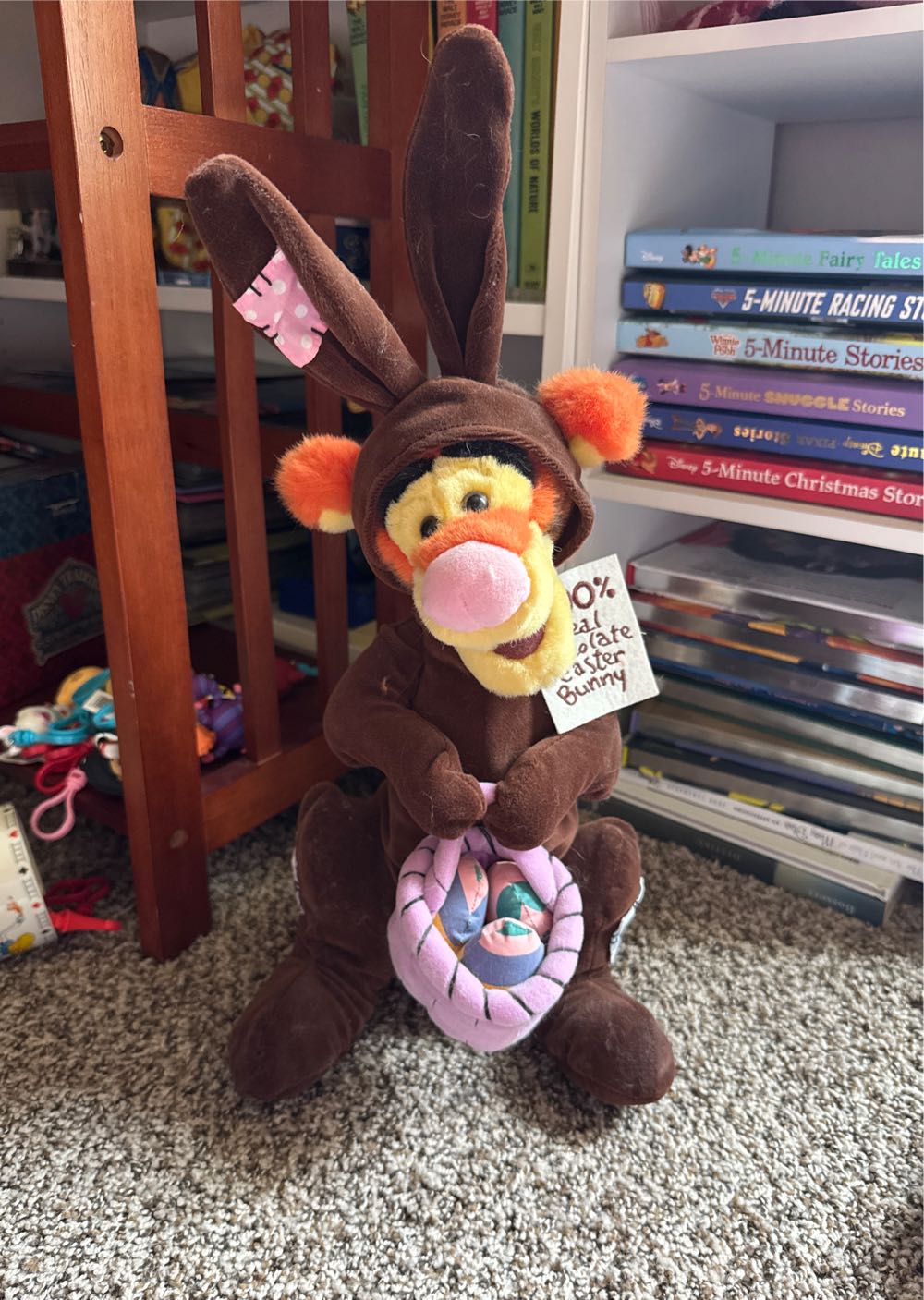 Tigger Chocolate Easter Bunny  plush collectible - Main Image 2