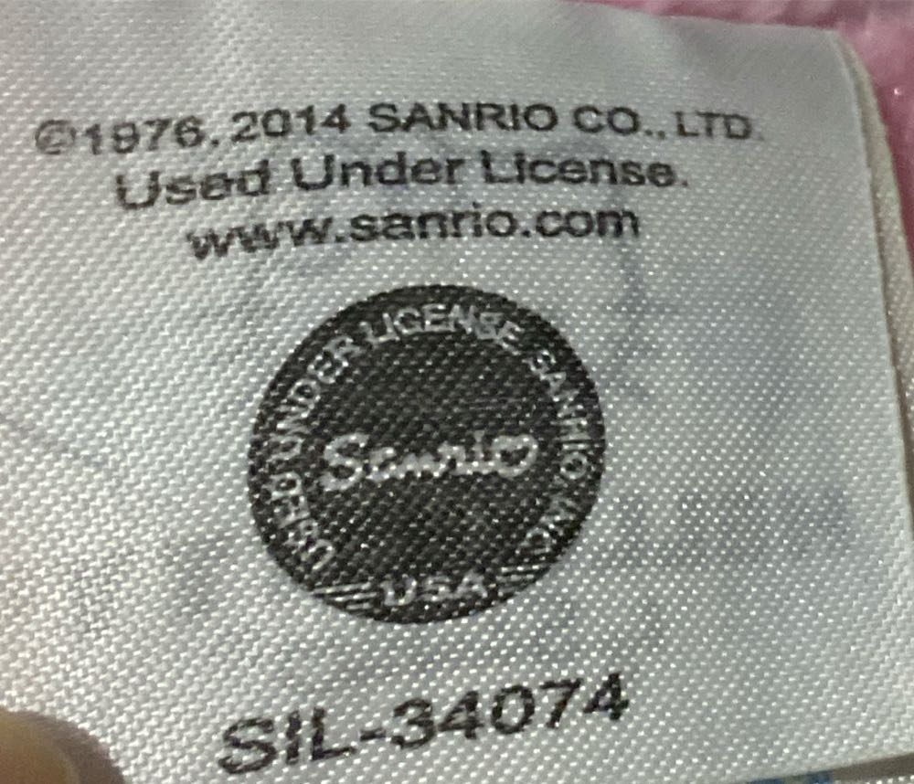 Hello Kitty разноцветная в розовом ошейнике  plush collectible - Main Image 3