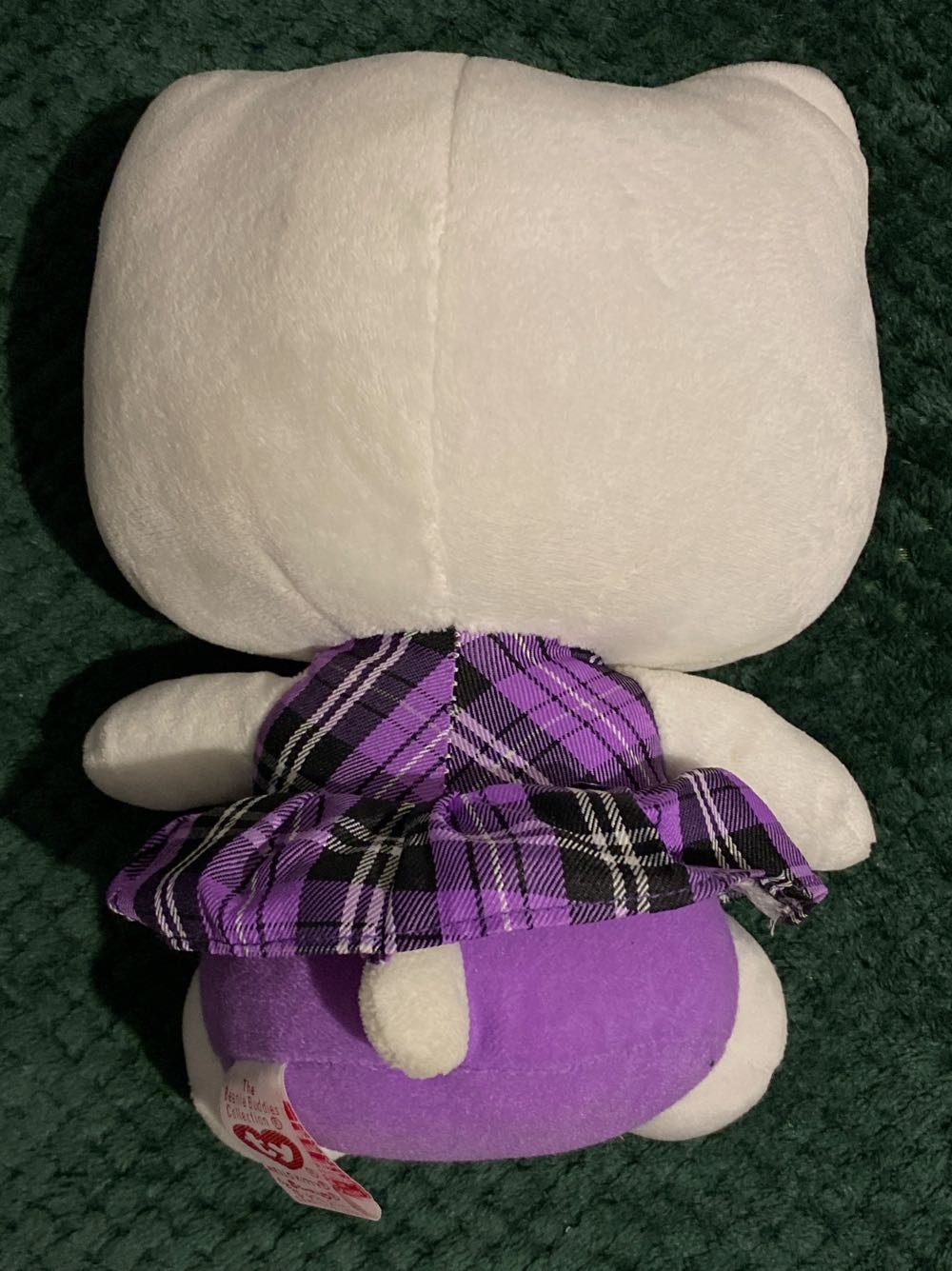 Hello Kitty Purple Tartan  plush collectible - Main Image 2