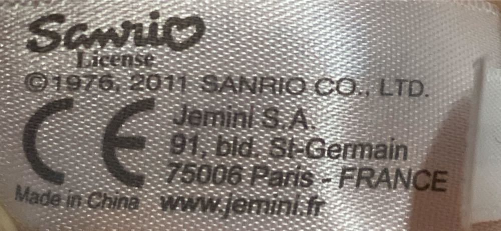 Hello Kitty в оранжевом костюмчик и розовой футболке в зелёный горошек  plush collectible - Main Image 3