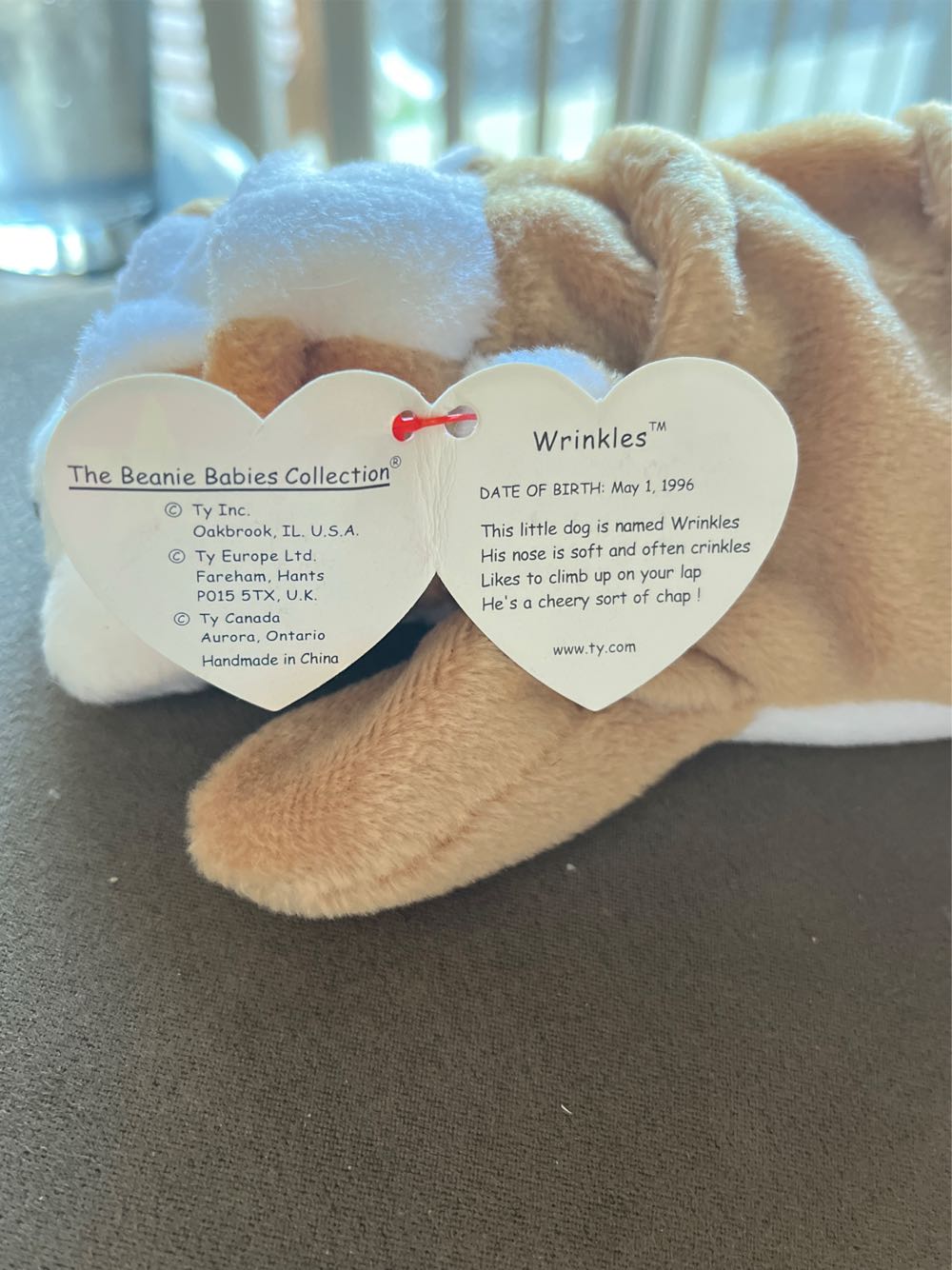 Wrinkles the Dog  plush collectible [Barcode 008421041039] - Main Image 2