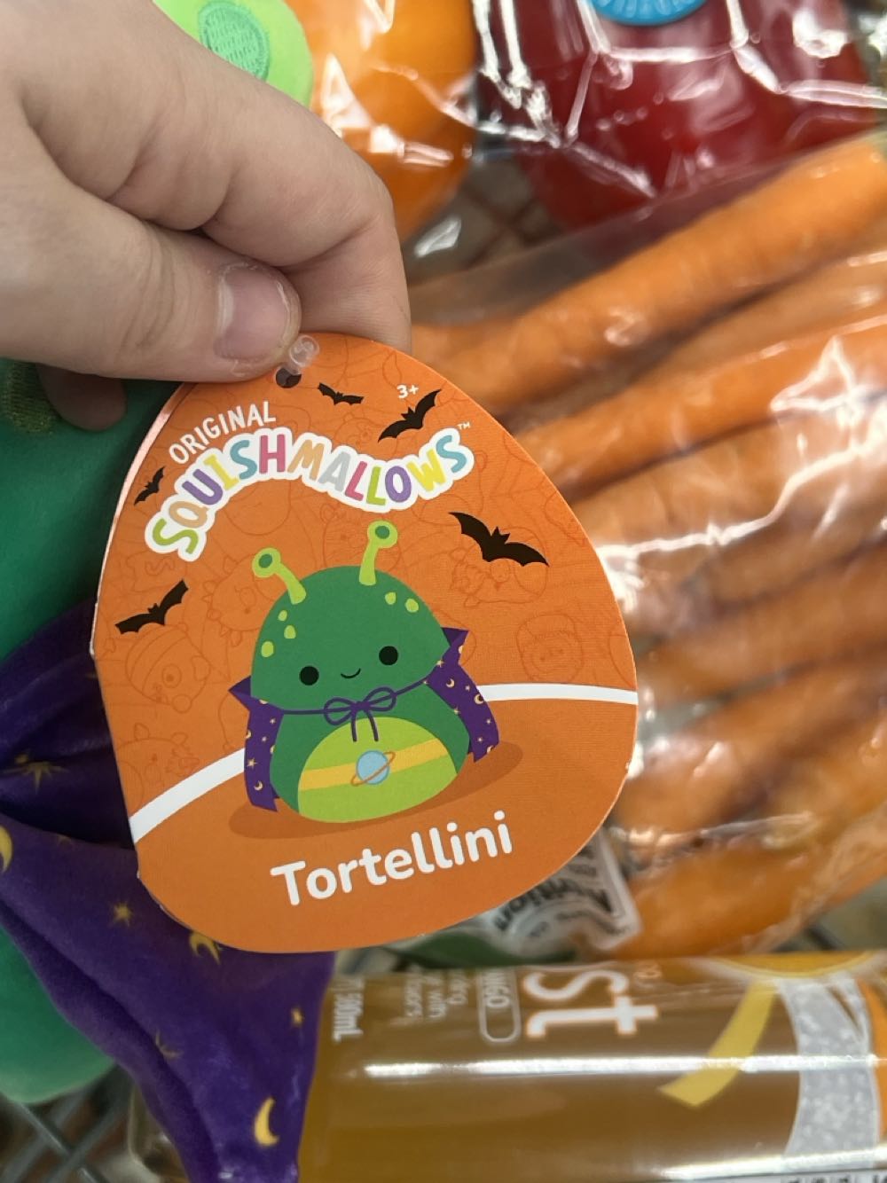 Squishmallows Tortellini The Alien Halloween Tortellini 8”  plush collectible [Barcode 196566441576] - Main Image 2