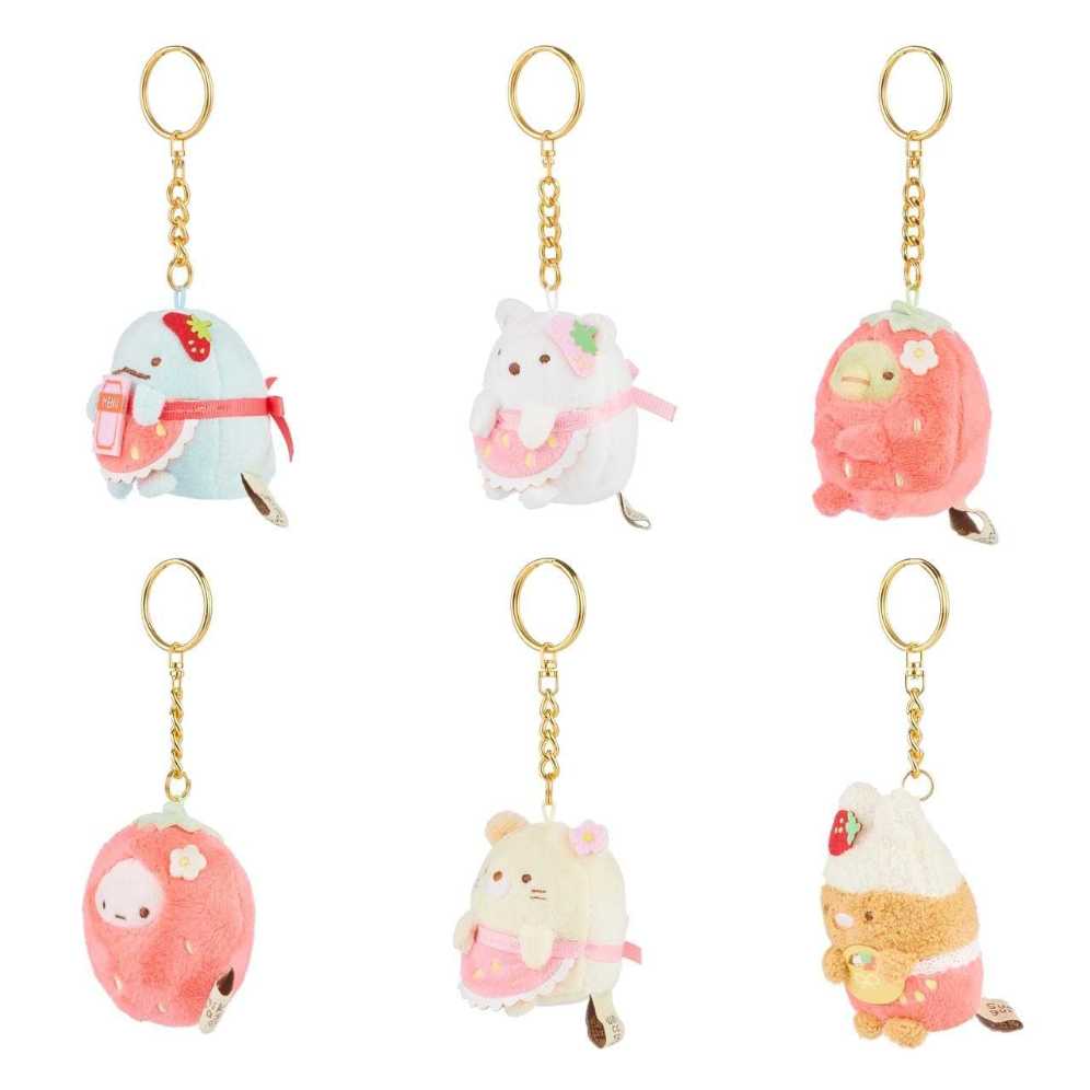 Sumikkogurashi San-x Original Strawberry Series Blind Box 1 Out Of 6 Pcs  plush collectible [Barcode 4974413799904] - Main Image 2
