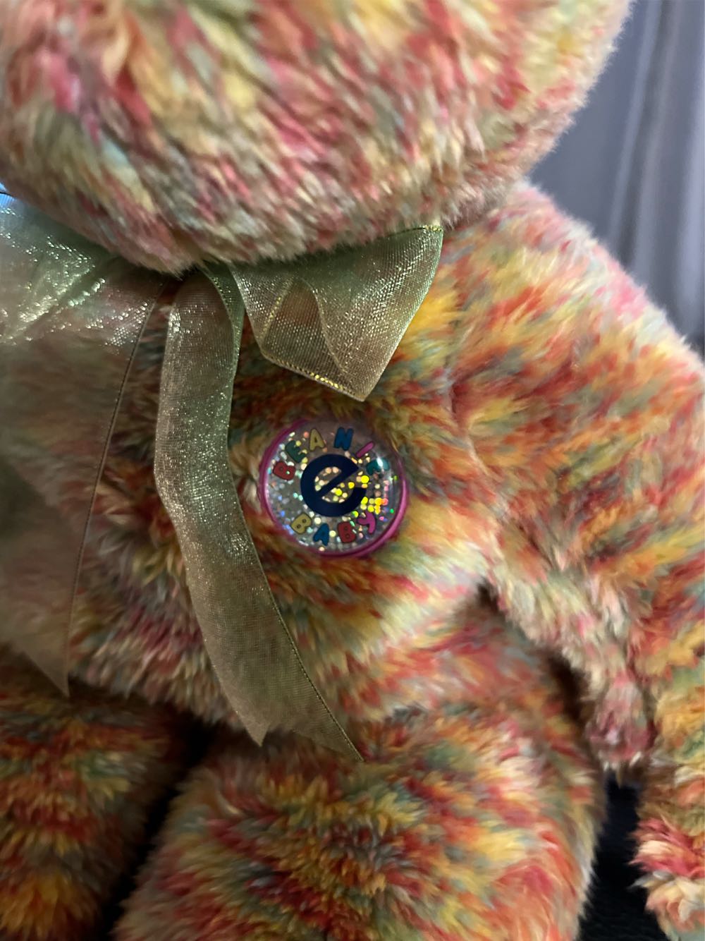 Ty Beanie Buddies 2001 e-Bear  (United States) plush collectible - Main Image 2