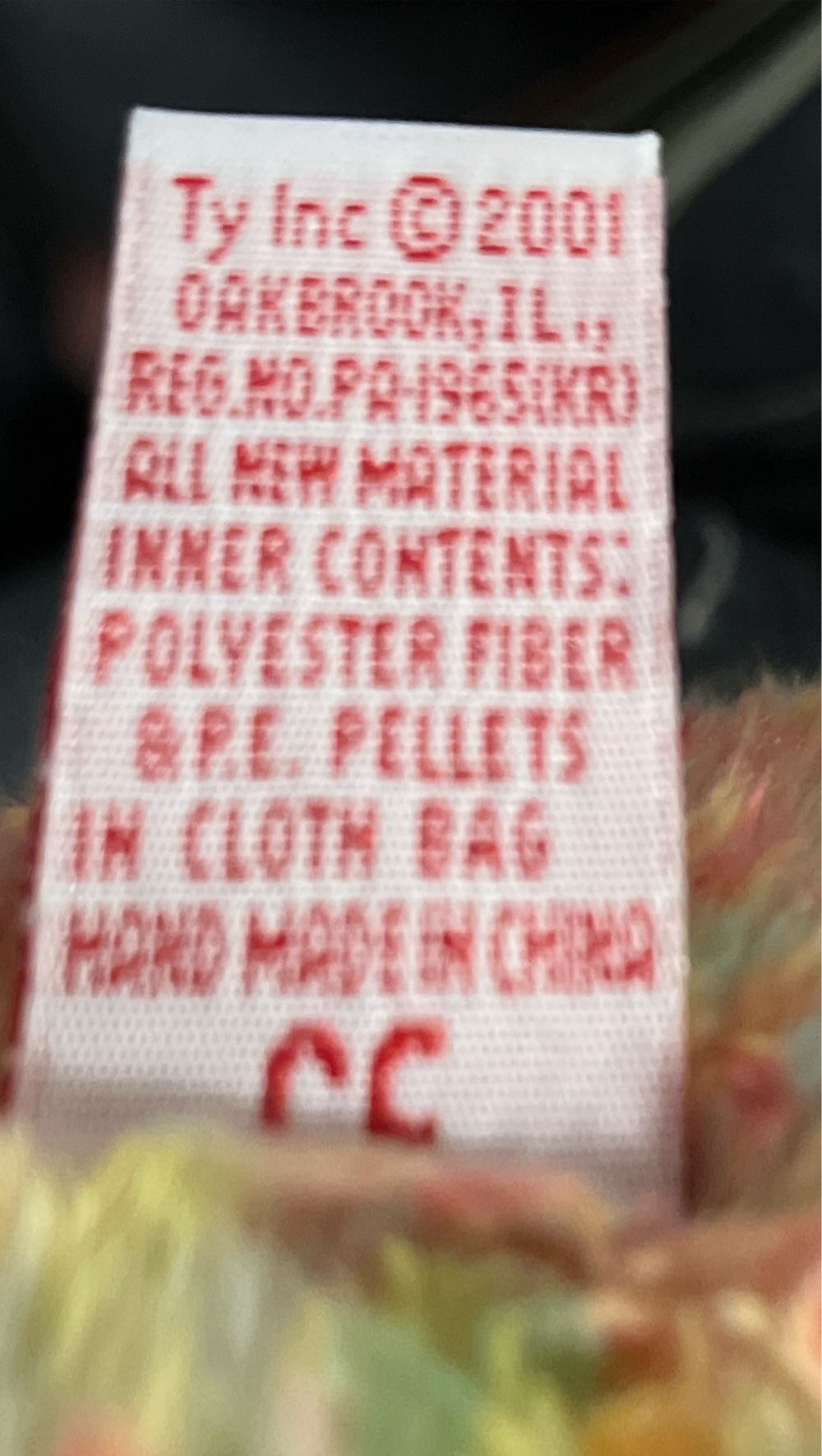 Ty Beanie Buddies 2001 e-Bear  (United States) plush collectible - Main Image 4