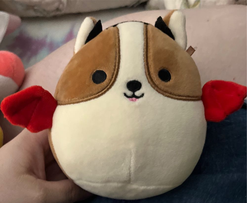 Floral Frolic Dawnsing Night Purple Fox Plush