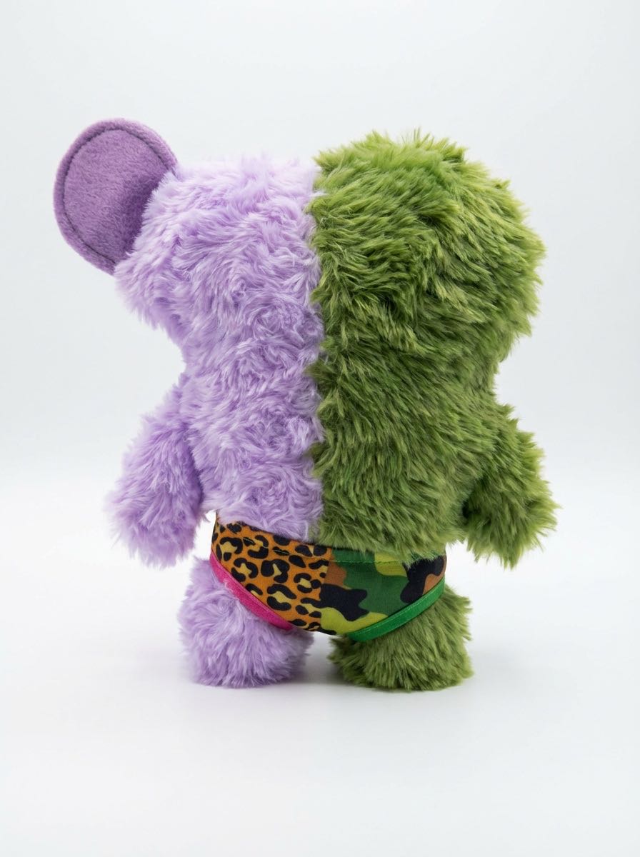 captain undergrin green & lilac long & curly pile  (United States) plush collectible - Main Image 2