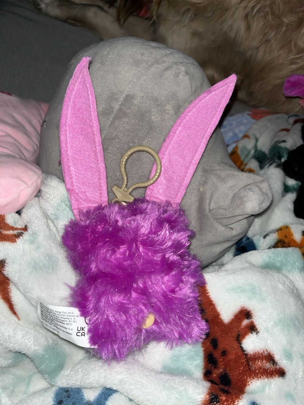 lord long ears keychain  plush collectible - Main Image 2