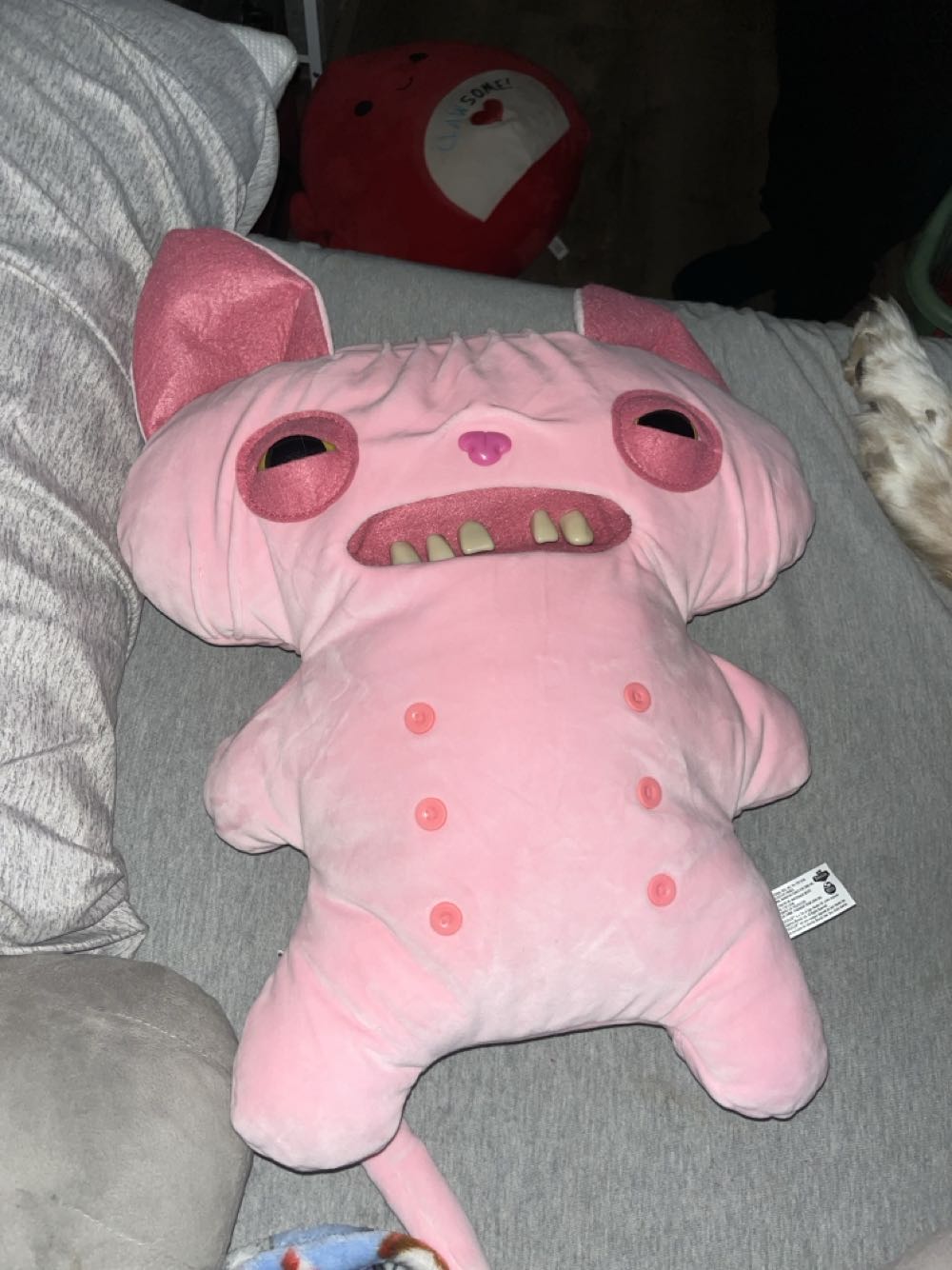 Keyring Bunglie Poodle Pink