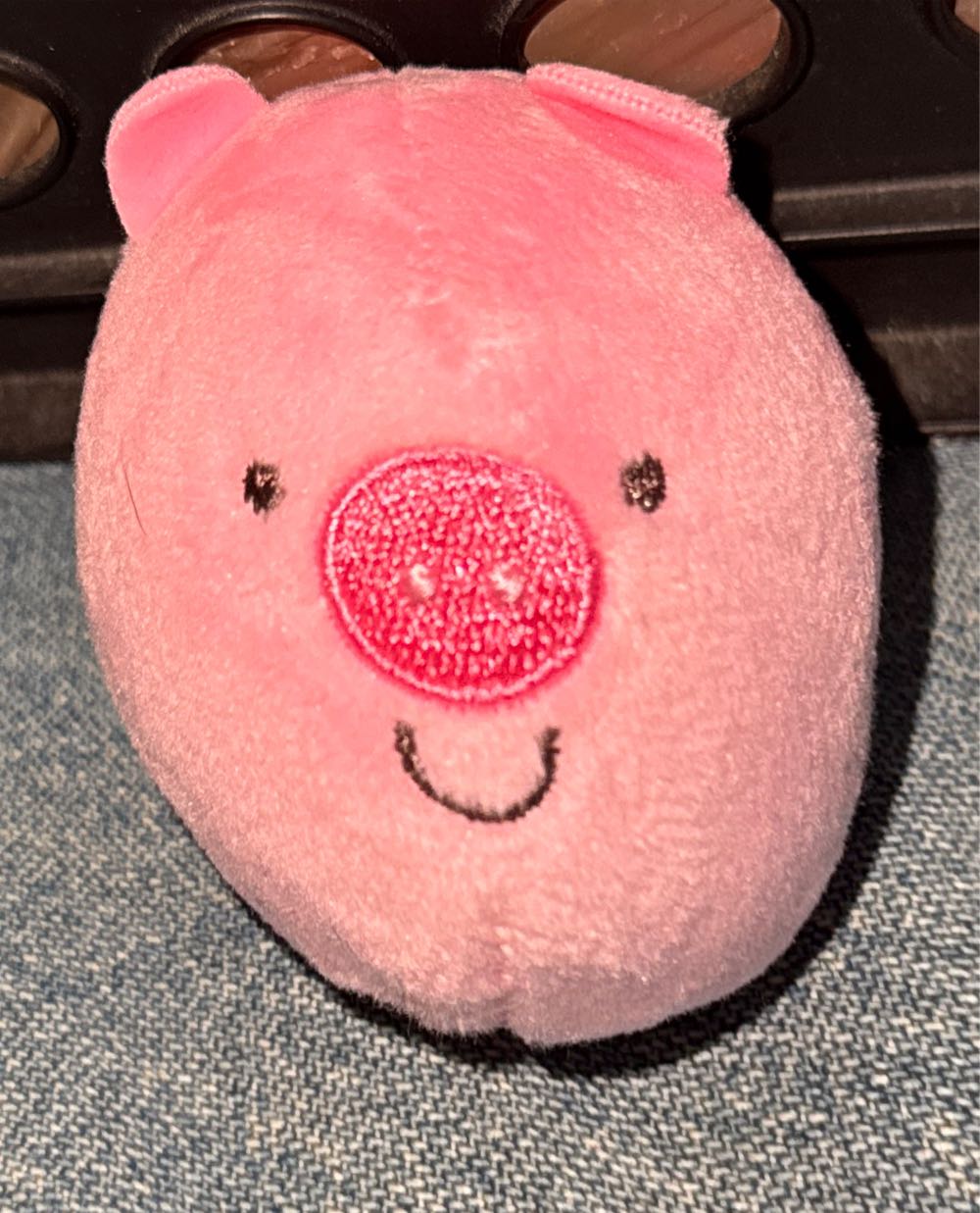 Keyring Knit-Wit Pig