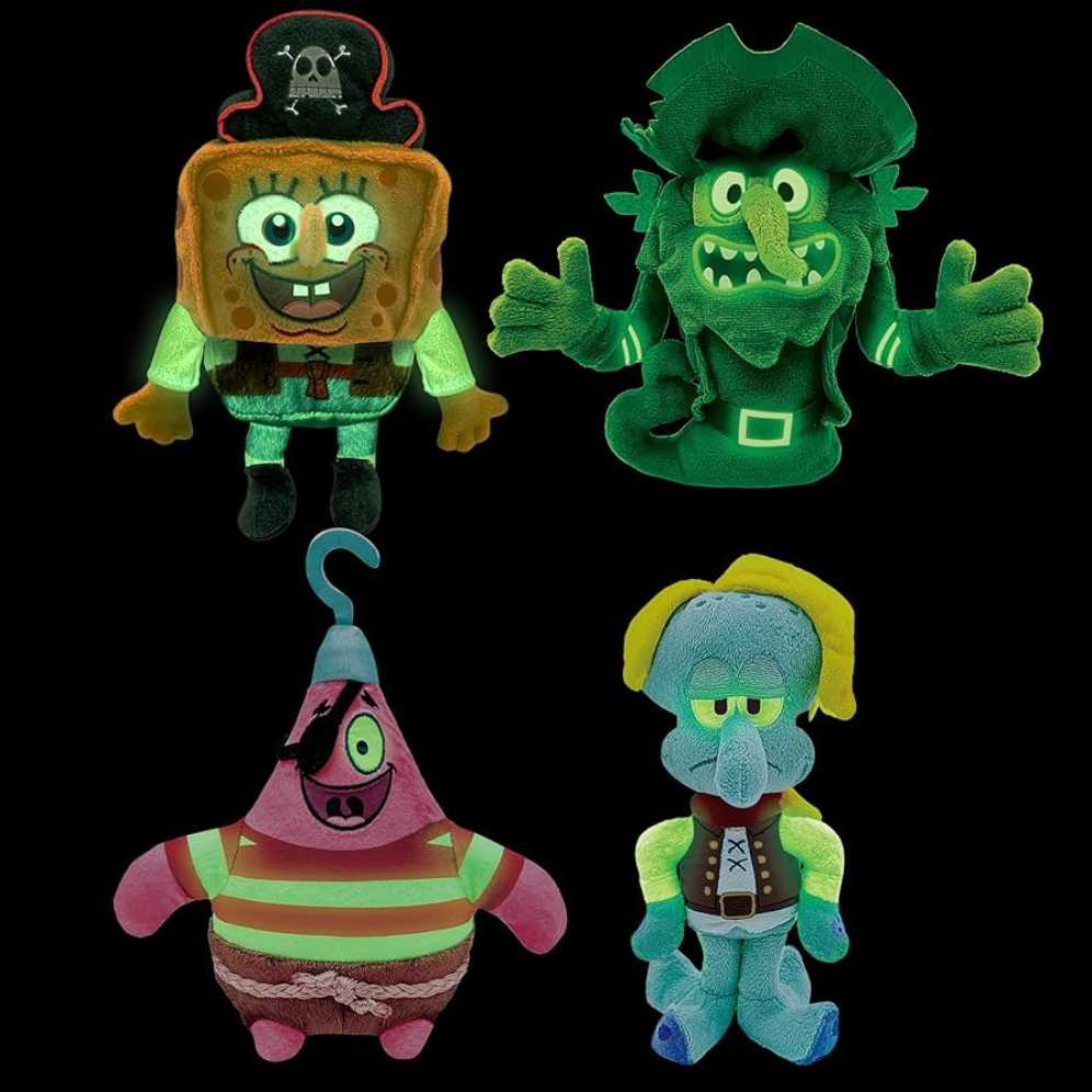 The Spongebob Movie: Search For Squarepants Patrick Bikini Bottom Glow Pals Patrick Star Toy 6” Patrick Movie  plush collectible [Barcode 021664731086] - Main Image 3