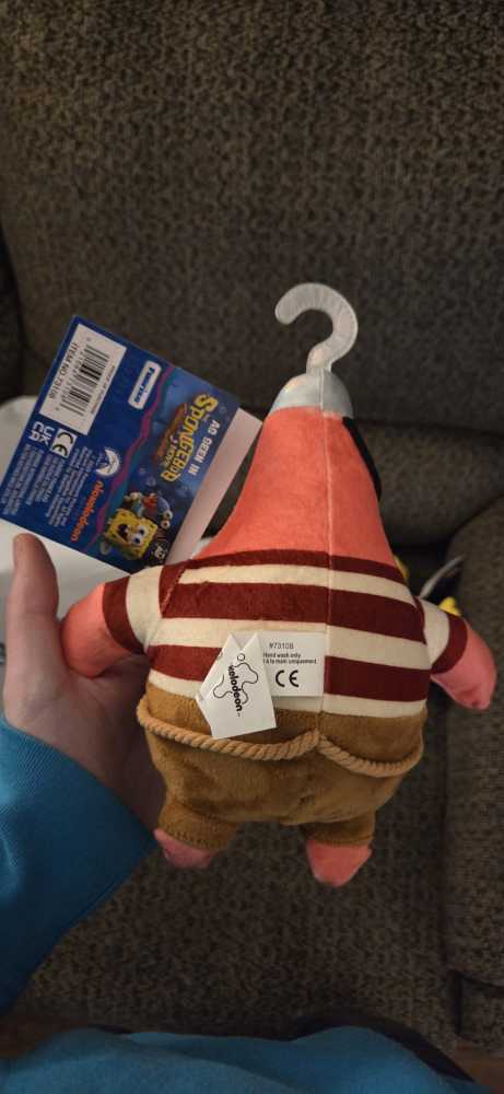 The Spongebob Movie: Search For Squarepants Patrick Bikini Bottom Glow Pals Patrick Star Toy 6” Patrick Movie  plush collectible [Barcode 021664731086] - Main Image 4