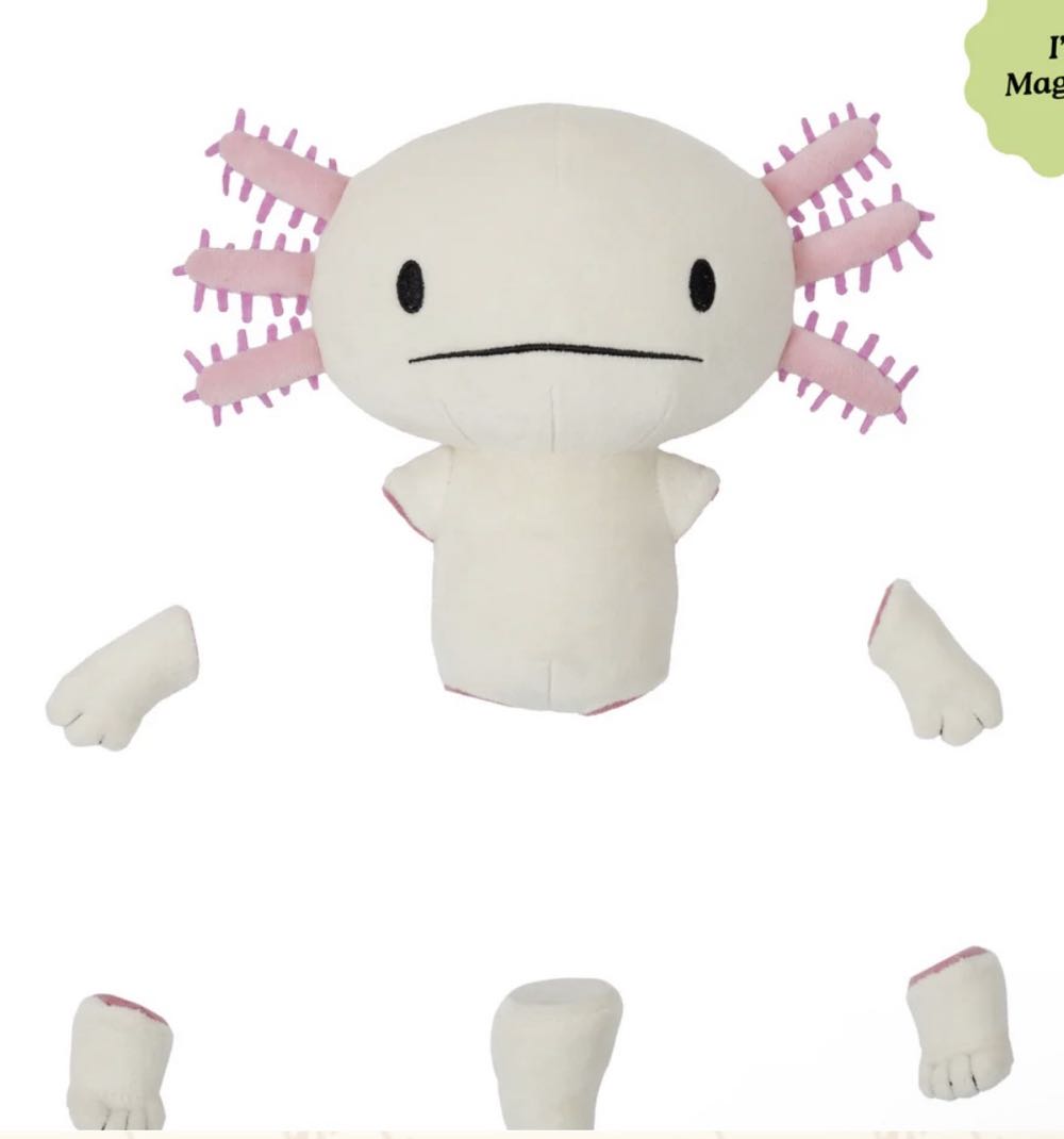 Emily The Axolotl Plush With Detachable Limbs & Tail   (United States) plush collectible - Main Image 2