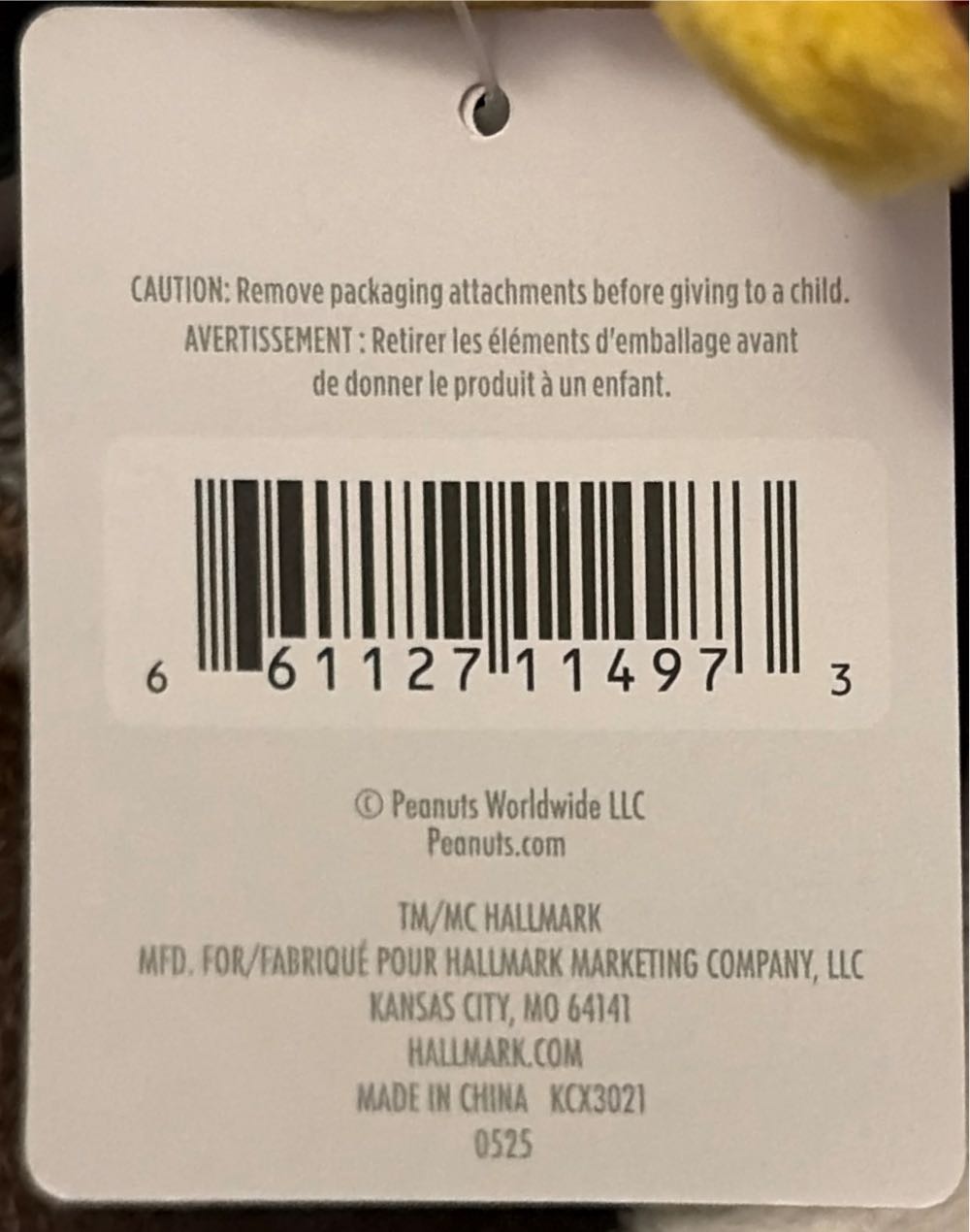 Better Together Snoopy & Woodstock Magnetic Plush Duo  (United States) plush collectible [Barcode 661127114973] - Main Image 3