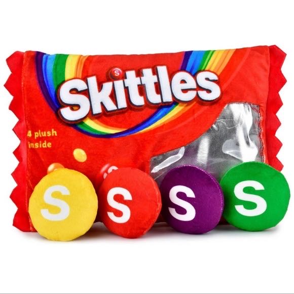 Skittles Pillow: 4 Skittles Plush  plush collectible [Barcode 810168453248] - Main Image 2