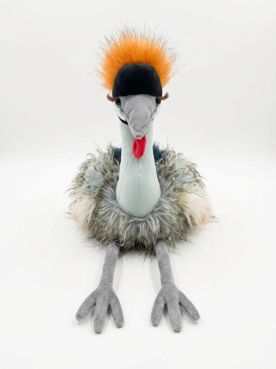 Anxiety - Nia African Crowned Crane  (Canada) plush collectible [Barcode 767548146200] - Main Image 2