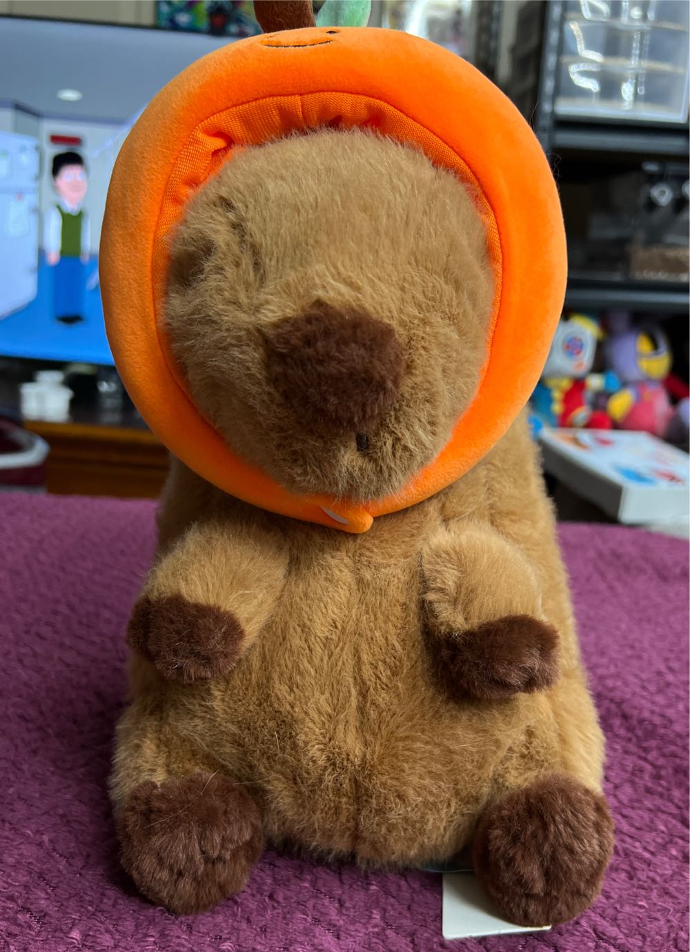 Disney’s Winnie The Pooh Hanging Plush Bear 5” Classic Red Shirt Green Scarf New