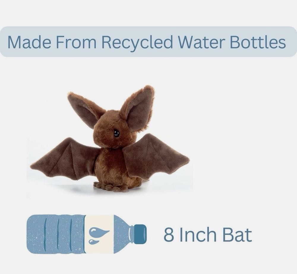 The Petting Zoo Bat Stuffed Animal   plush collectible - Main Image 3