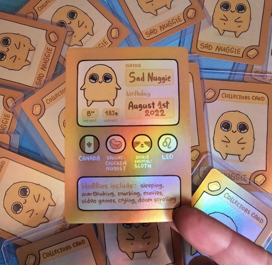 Original Sad Nuggie Plush  (United States) plush collectible - Main Image 3