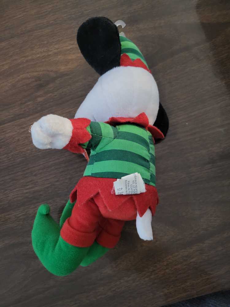 Hallmark Peanuts Snoopy Christmas Elf Plush stuffed animal.   plush collectible [Barcode 015012701180] - Main Image 2