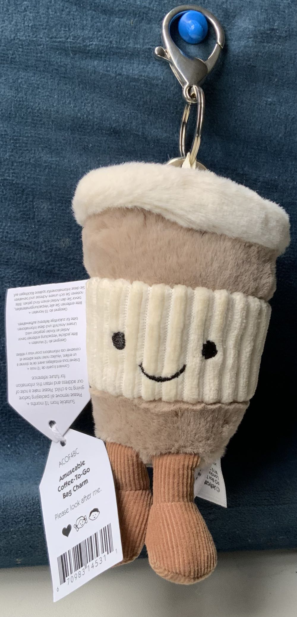 Keyring Amuseables Coffee-To-Go  plush collectible - Main Image 2