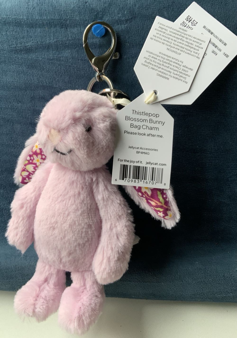 Keyring Bunny Blossom Thislepop  (China) plush collectible - Main Image 3
