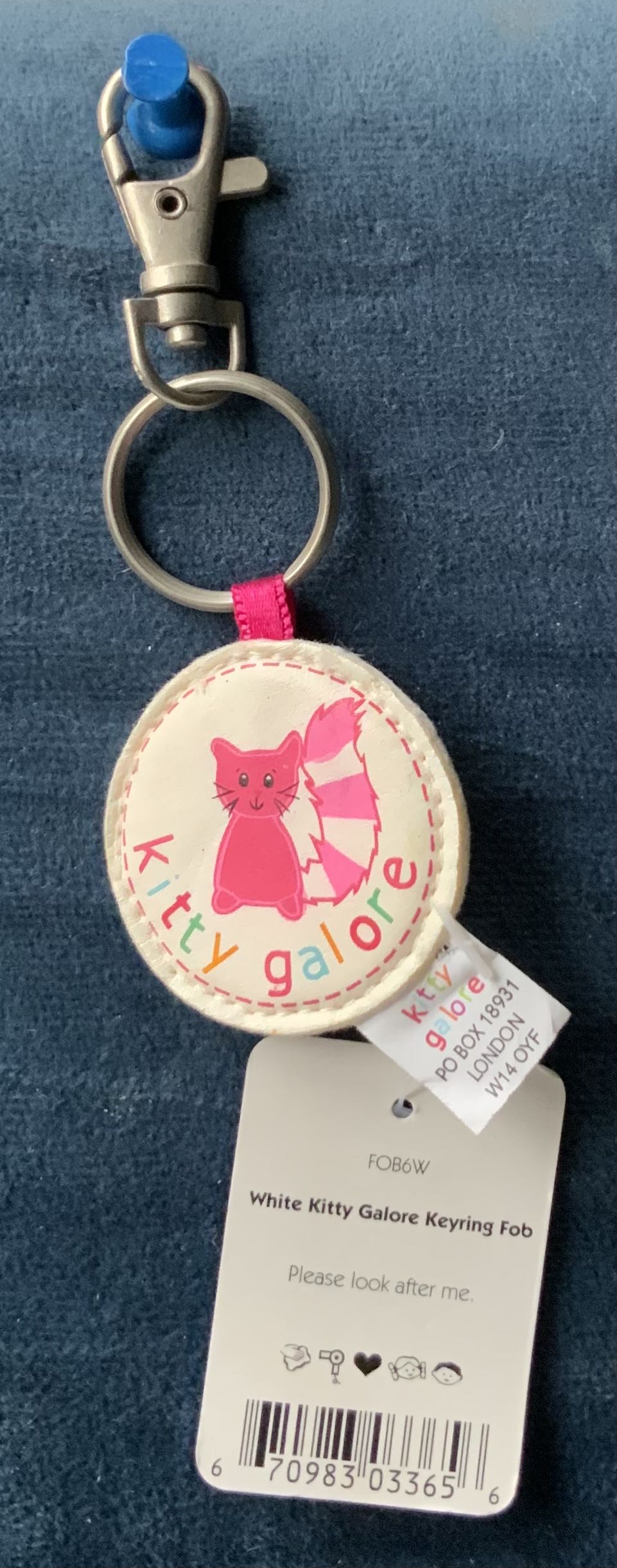 Keyring Kitty Galore White  plush collectible - Main Image 2