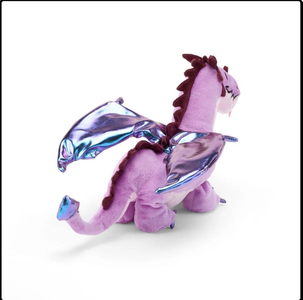 Weighted Wildlife Wittle Wonders Purple Dragon  (United States) plush collectible - Main Image 2