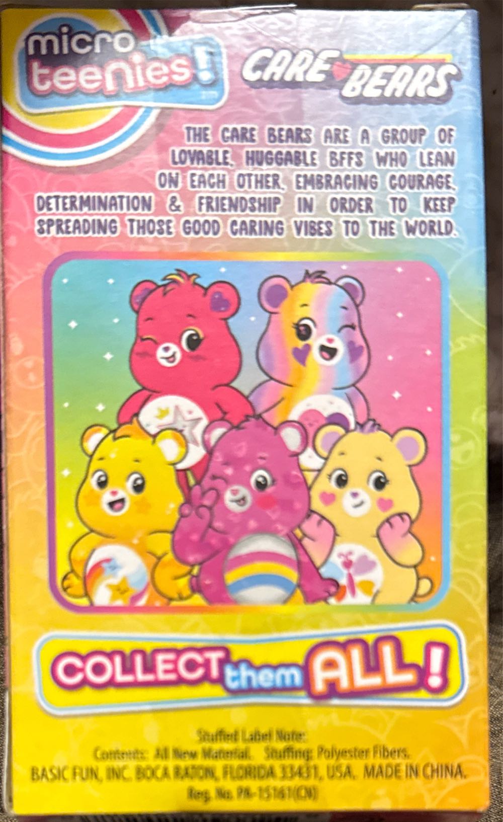 Micro Tennie Care Bear - Friends Forever Bear  plush collectible [Barcode 885561229288] - Main Image 2