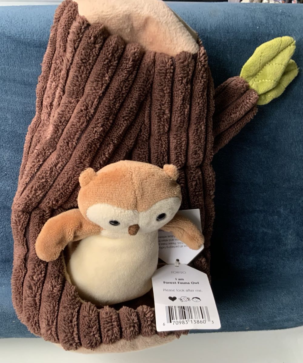 Forest Fauna Owl  plush collectible - Main Image 2