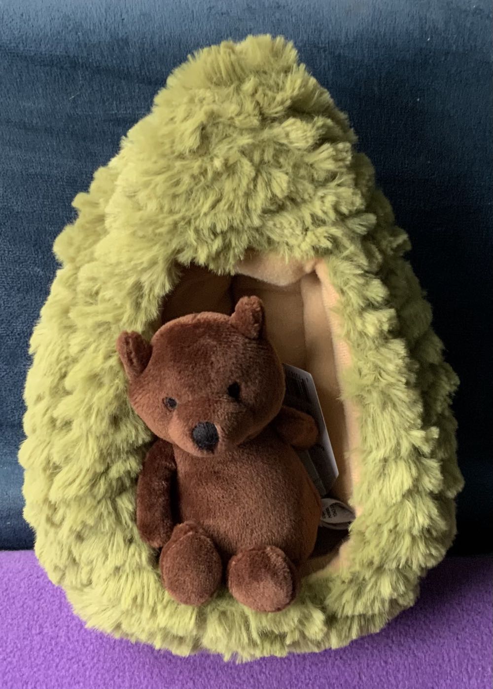 White Valentine Teddy Bear Plush with Red Heart-Print Ribbon