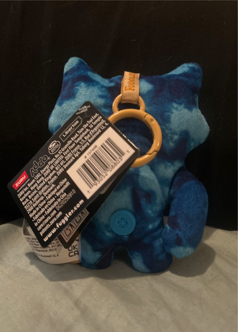 Fuggler Keychain V2 Wide Eyed Weirdo  plush collectible [Barcode 193052088031] - Main Image 3