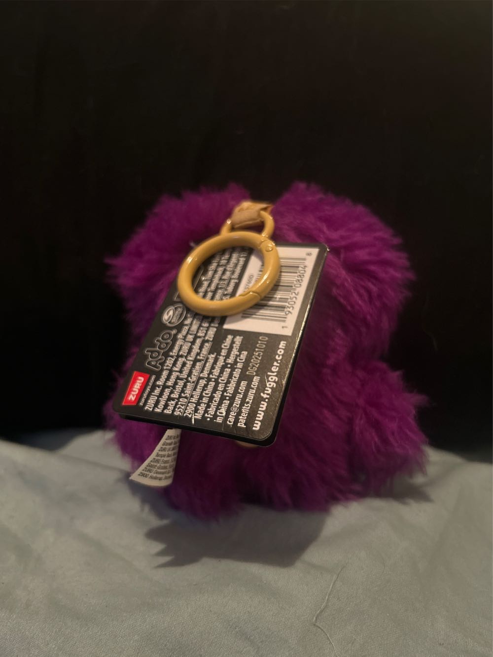 Fuggler Keychain V2 Annoyed Alien Purple  plush collectible [Barcode 193052088048] - Main Image 3