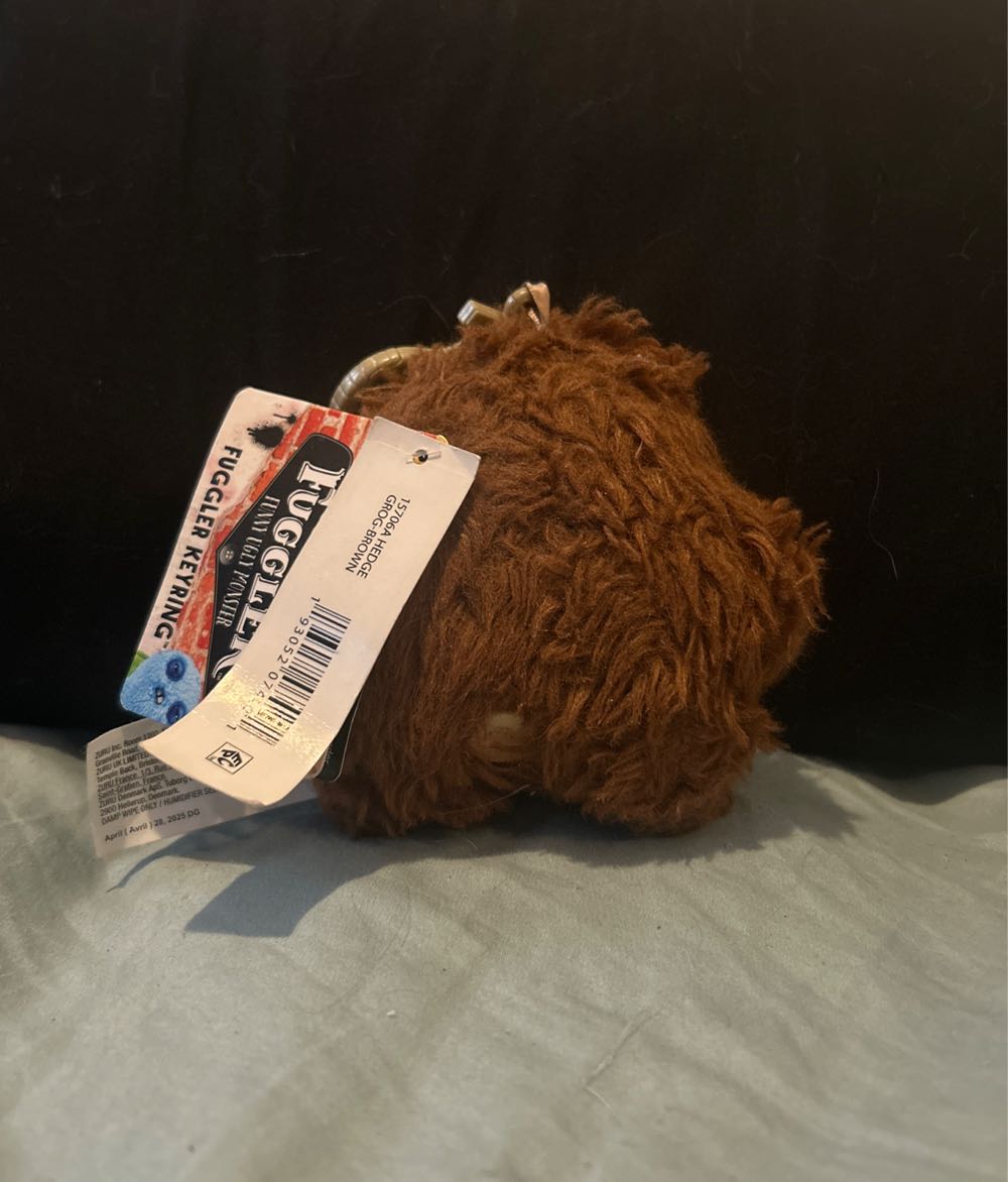 Fuggler Keychain Hedge Grog  plush collectible [Barcode 193052074201] - Main Image 2
