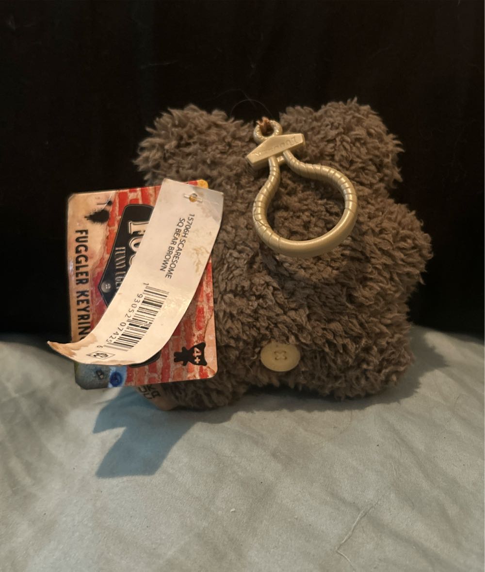 Fuggler Keychain Scaresome Sq Bear  plush collectible [Barcode 193052074256] - Main Image 2