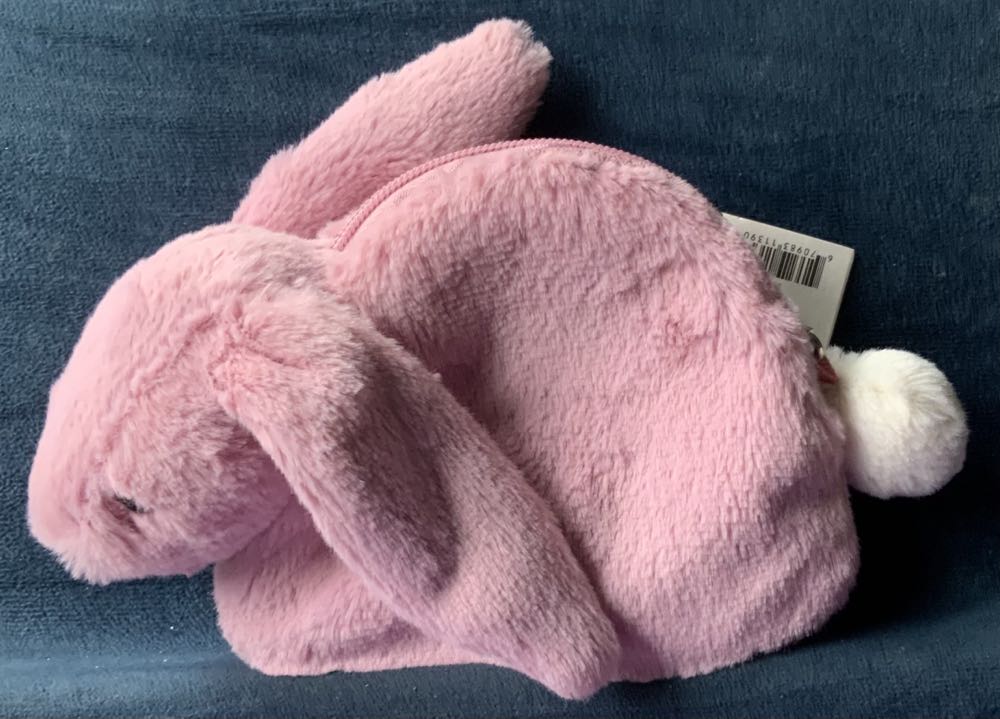 Bashful Bunny - Pouch Pink  plush collectible - Main Image 2
