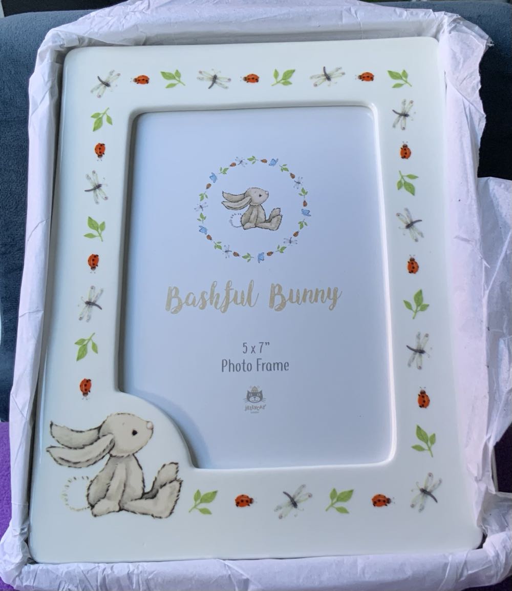 Ceramic Photo Frame - Bashful Bunny  plush collectible - Main Image 2