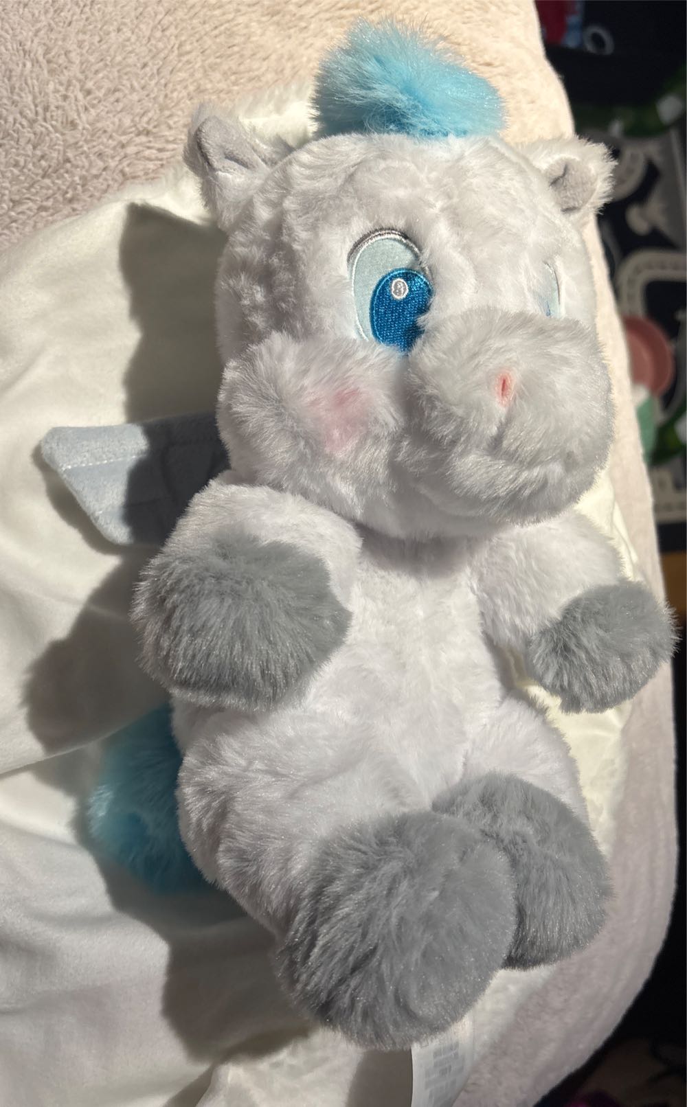 Pegasus With Blanket Pouch Hercules Disney Babies &  plush collectible [Barcode 415169720520] - Main Image 2